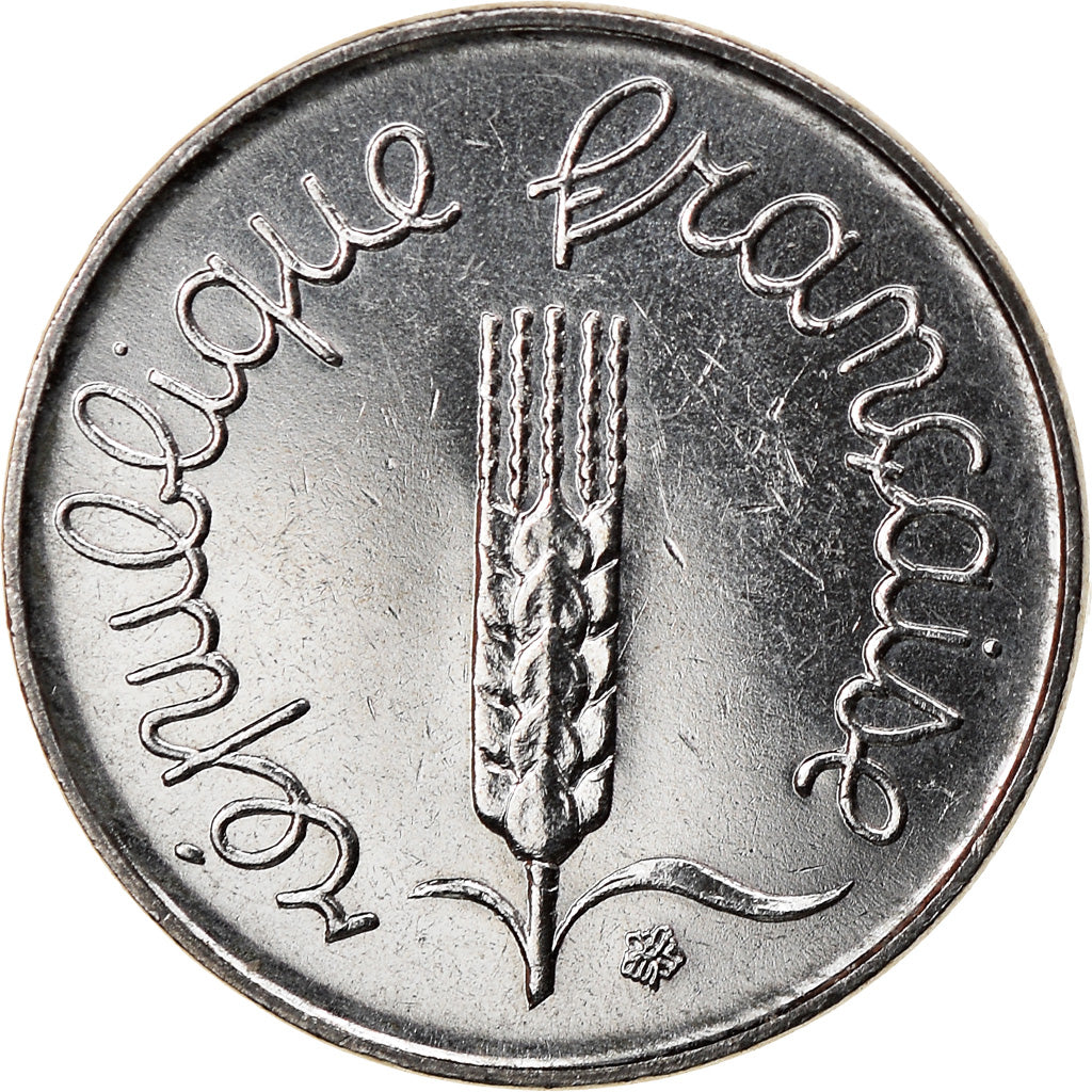 Munten, Frankrijk, Épi, Centime, 1987, Paris, ZF+, Stainless Steel, KM:928