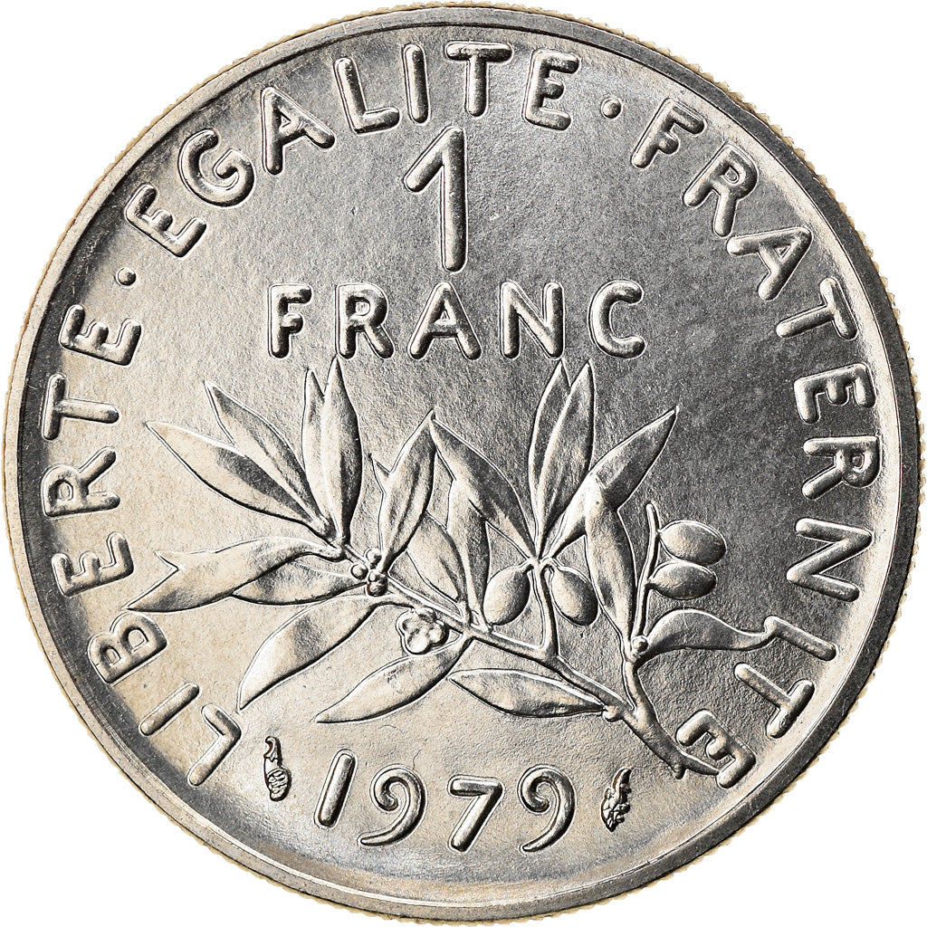Munten, Frankrijk, Semeuse, Franc, 1979, Paris, PR, Nickel, KM:925.1