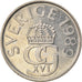 Coin, Sweden, Carl XVI Gustaf, 5 Kronor, 1989, EF(40-45), Copper-nickel, KM:853