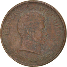 Coin, Chile, 20 Centavos, 1947, EF(40-45), Copper, KM:177