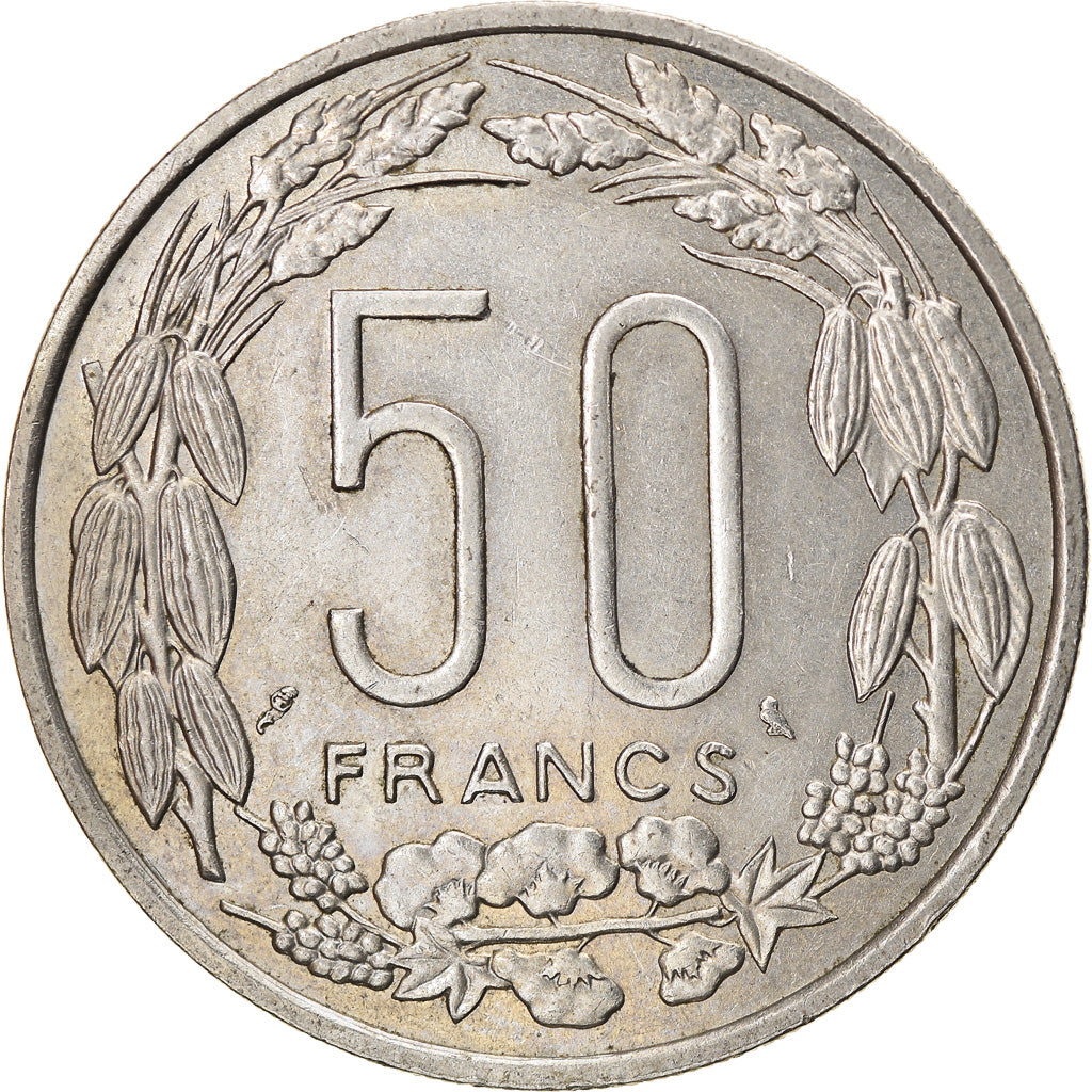 Coin, EQUATORIAL AFRICAN STATES, 50 Francs, 1963, Paris, EF(40-45)
