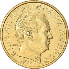 Monnaie, Monaco, Rainier III, 5 Centimes, 1977, SUP, Aluminum-Bronze, Gadoury:MC