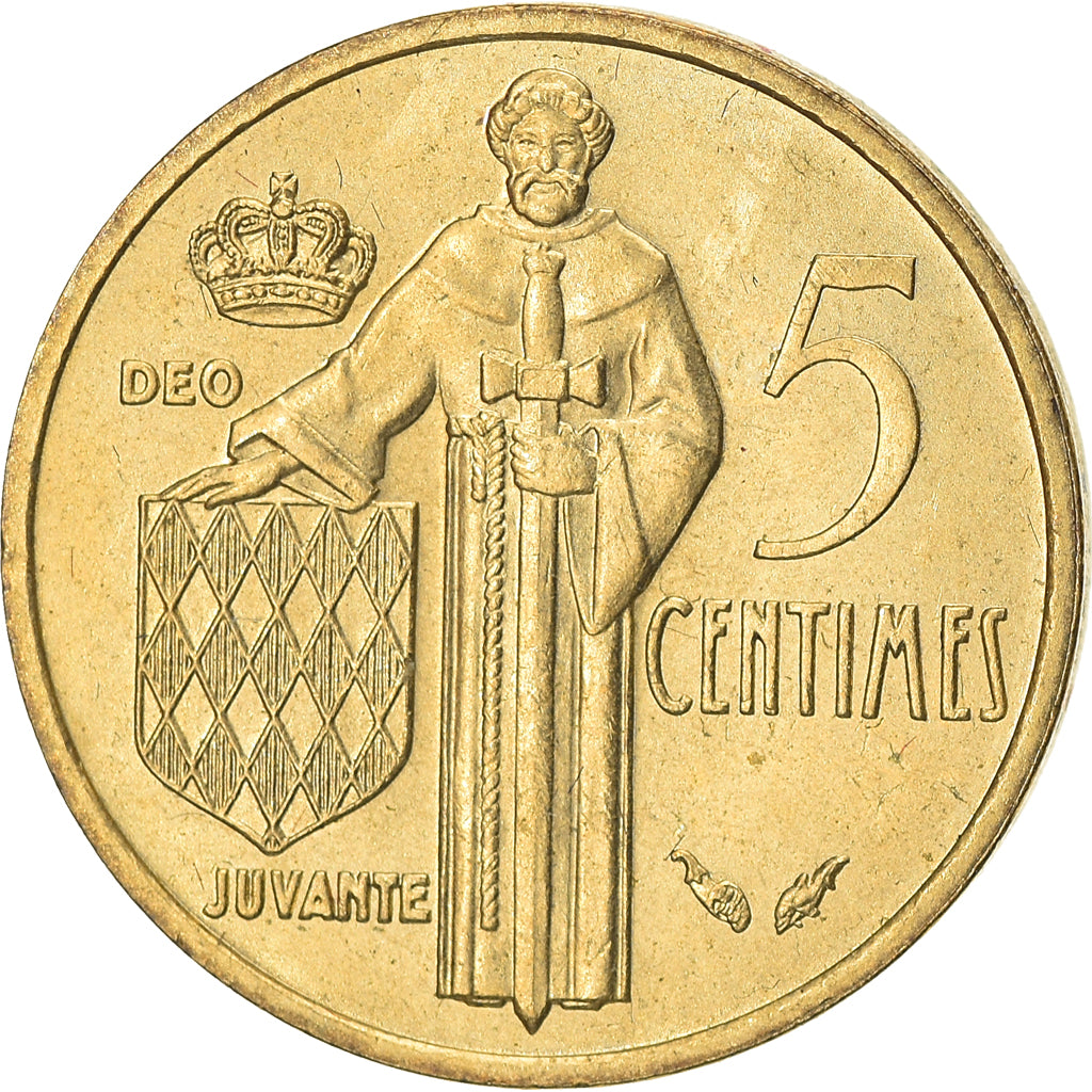Monnaie, Monaco, Rainier III, 5 Centimes, 1977, SUP, Aluminum-Bronze, Gadoury:MC