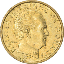 Coin, Monaco, Rainier III, 5 Centimes, 1977, AU(55-58), Aluminum-Bronze, KM:156