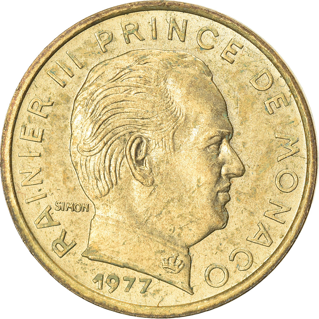 Moneta, Monaco, Rainier III, 5 Centimes, 1977, SPL-, Alluminio-bronzo, KM:156