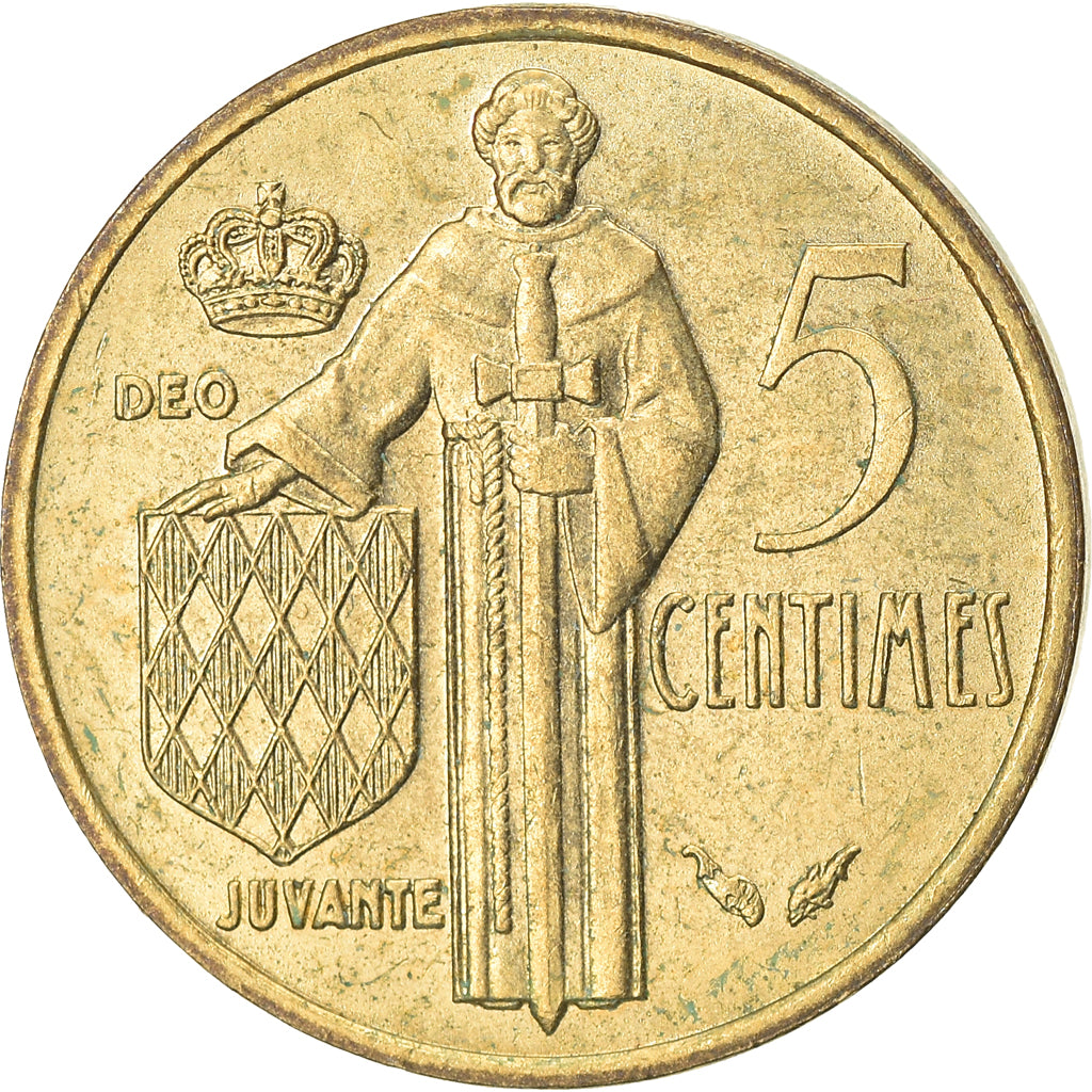 Moneta, Monaco, Rainier III, 5 Centimes, 1977, SPL-, Alluminio-bronzo, KM:156