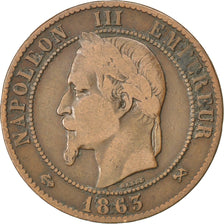 Monnaie, France, Napoleon III, Napoléon III, 10 Centimes, 1863, Bordeaux, TB+
