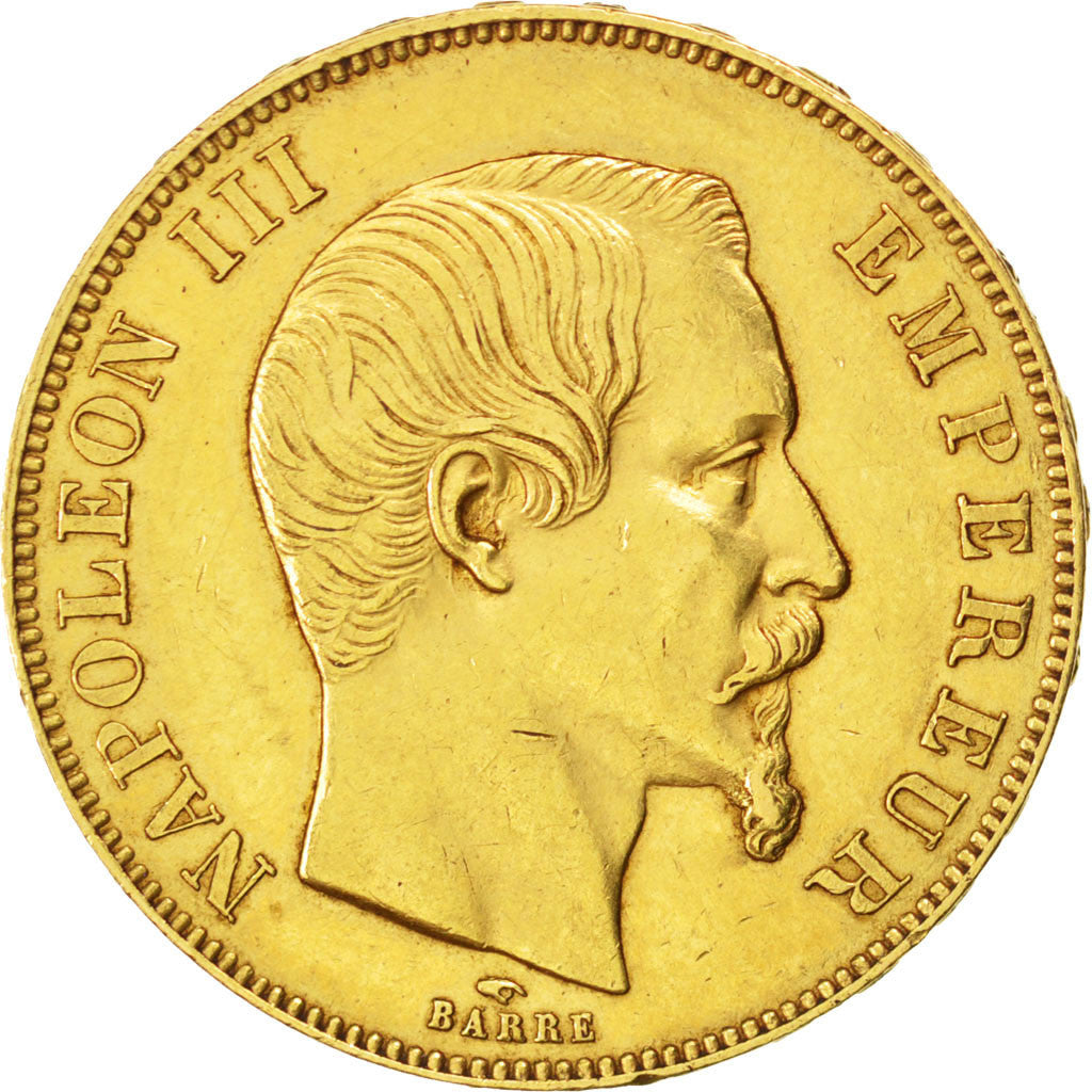Francia, Napoleon III, Napoléon III, 50 Francs, 1859, Paris, SPL-, Oro, KM:7...