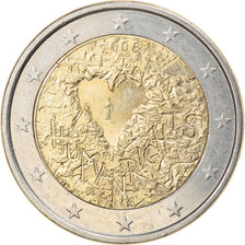 Finland, 2 Euro, Human Rights, 2008, Vantaa, MS(63), Bi-Metallic, KM:143