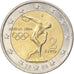 Grécia, 2 Euro, 2004, Athens, EF(40-45), Bimetálico, KM:188