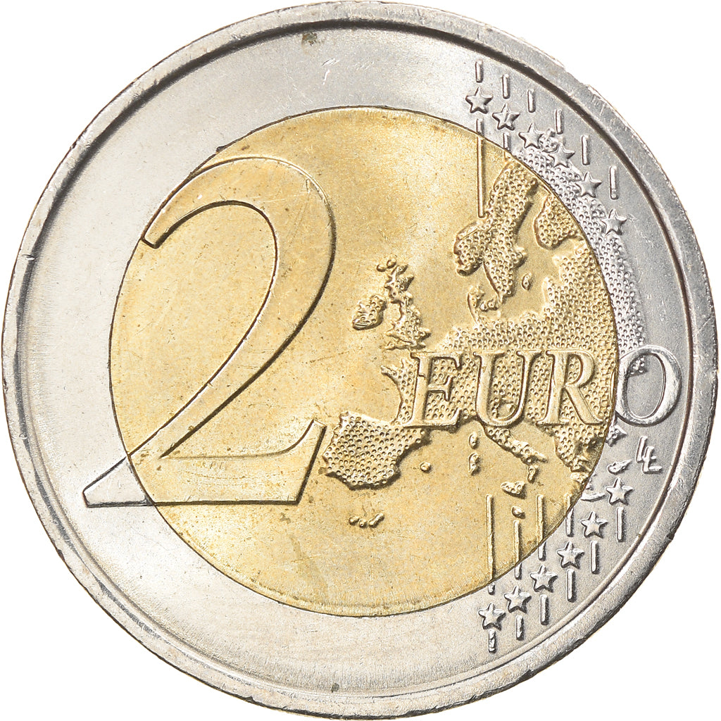 Francja, 2 Euro, 2015, AU(55-58), Bimetaliczny, KM:New