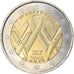 France, 2 Euro, Sida, 2014, AU(55-58), Bi-Metallic, KM:New