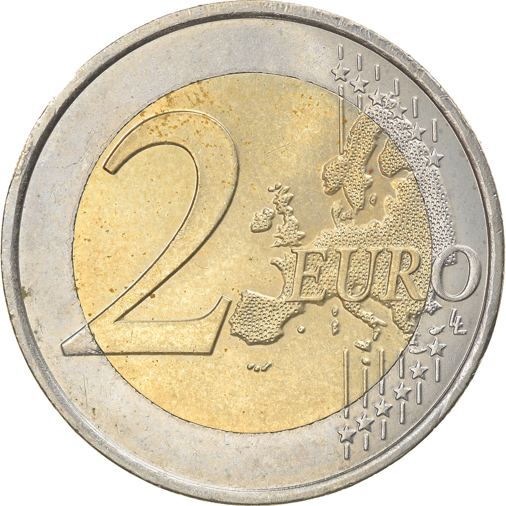 Francja, 2 Euro, 2008, Paris, AU(55-58), Bimetaliczny, KM:1459