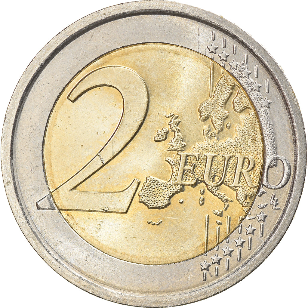 Italy, 2 Euro, 2011, Rome, AU(55-58), Bi-Metallic, KM:338