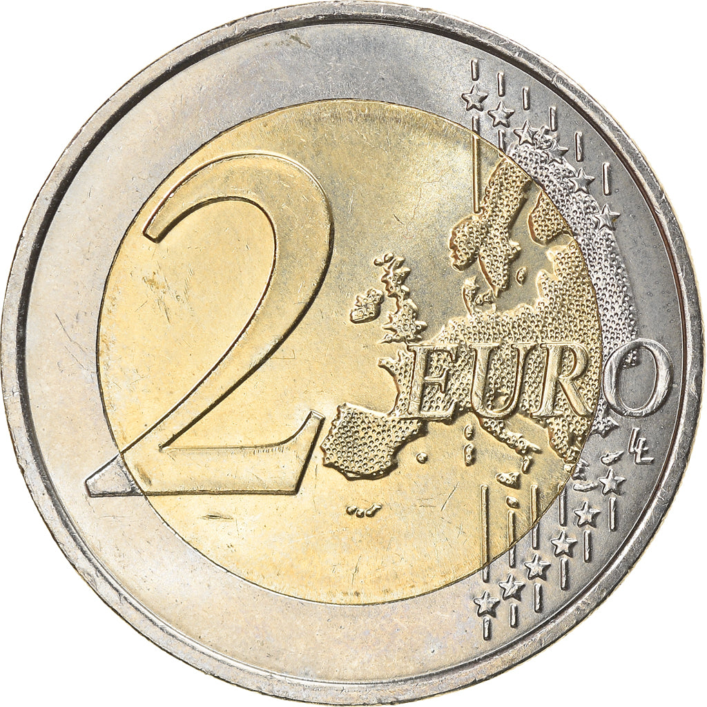 Monaco, 2 Euro, Admission à l'ONU, 2013, MS(63), Bi-Metallic, Gadoury:MC 205