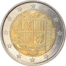 Andorra, 2 Euro, 2015, AU(55-58), Bi-Metallic, KM:527