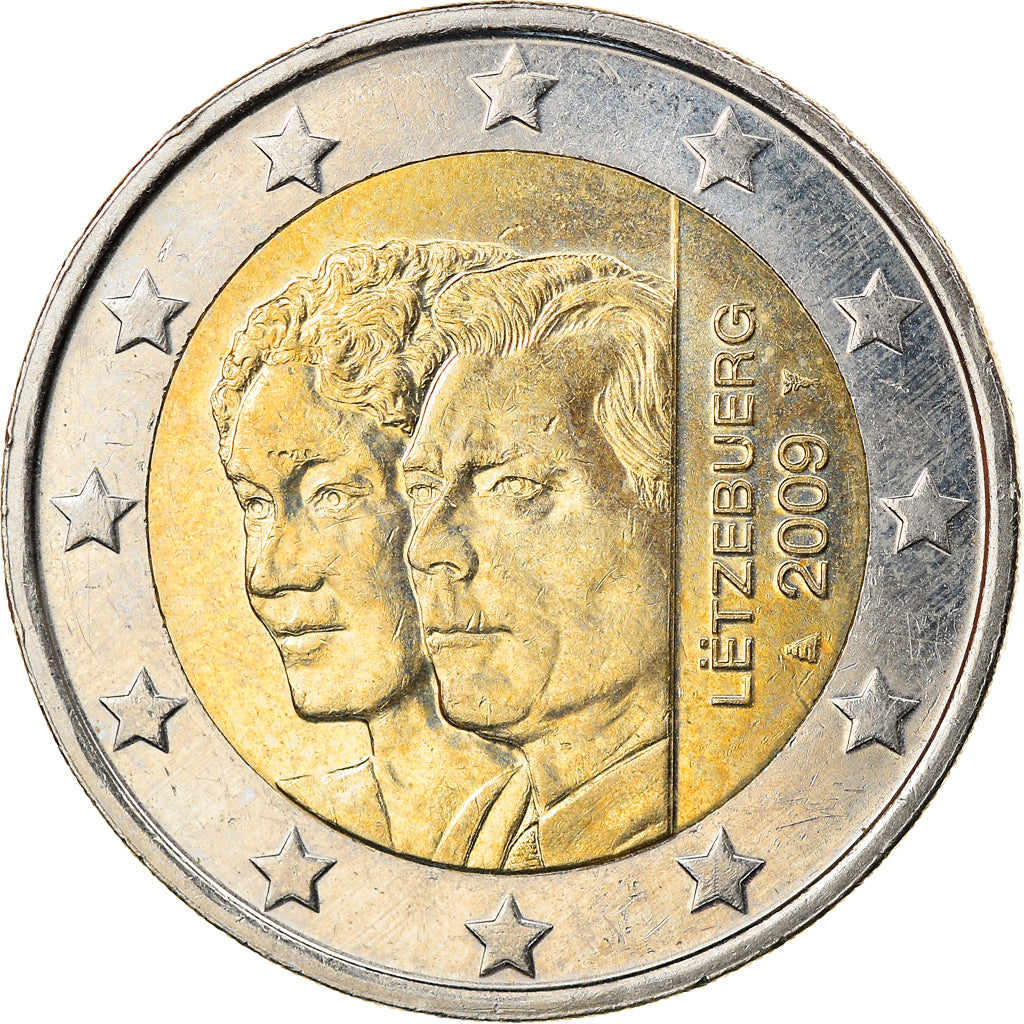 Lussemburgo, 2 Euro, 2009, Utrecht, BB, Bi-metallico, KM:106