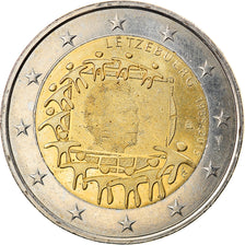 Luxembourg, 2 Euro, Drapeau européen, 2015, Utrecht, AU(55-58), Bi-Metallic