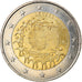 Luxembourg, 2 Euro, Drapeau européen, 2015, Utrecht, AU(55-58), Bi-Metallic