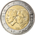 Belgium, 2 Euro, Schengen Agreement, 2005, Brussels, AU(55-58), Bi-Metallic