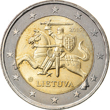 Lithuania, 2 Euro, 2015, AU(55-58), Bi-Metallic, KM:New