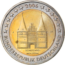Bundesrepublik Deutschland, 2 Euro, 2006, Hambourg, VZ, Bi-Metallic, KM:253