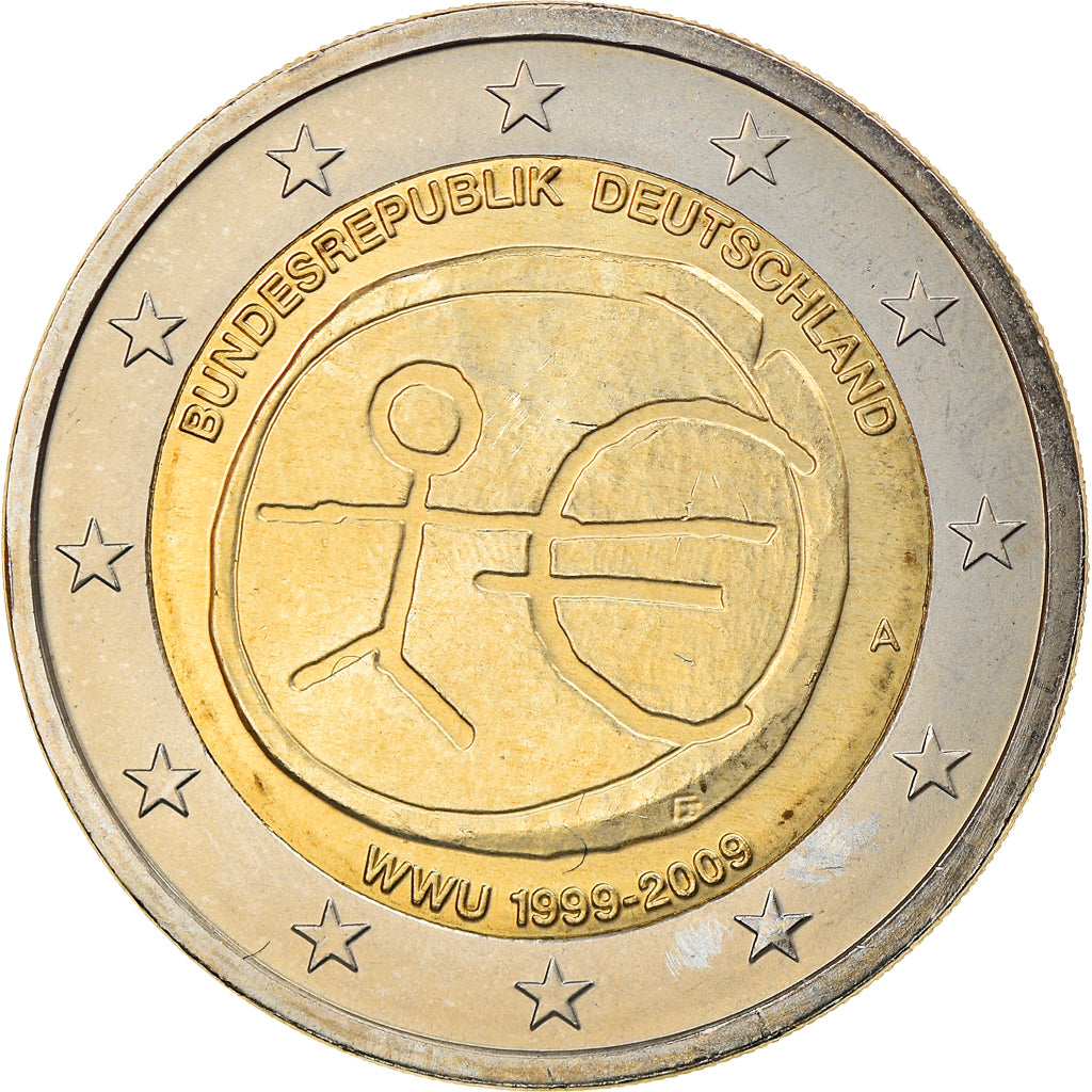 Germany, 2 Euro, EMU, 2009, Berlin, EF(40-45), Bi-Metallic, KM:277