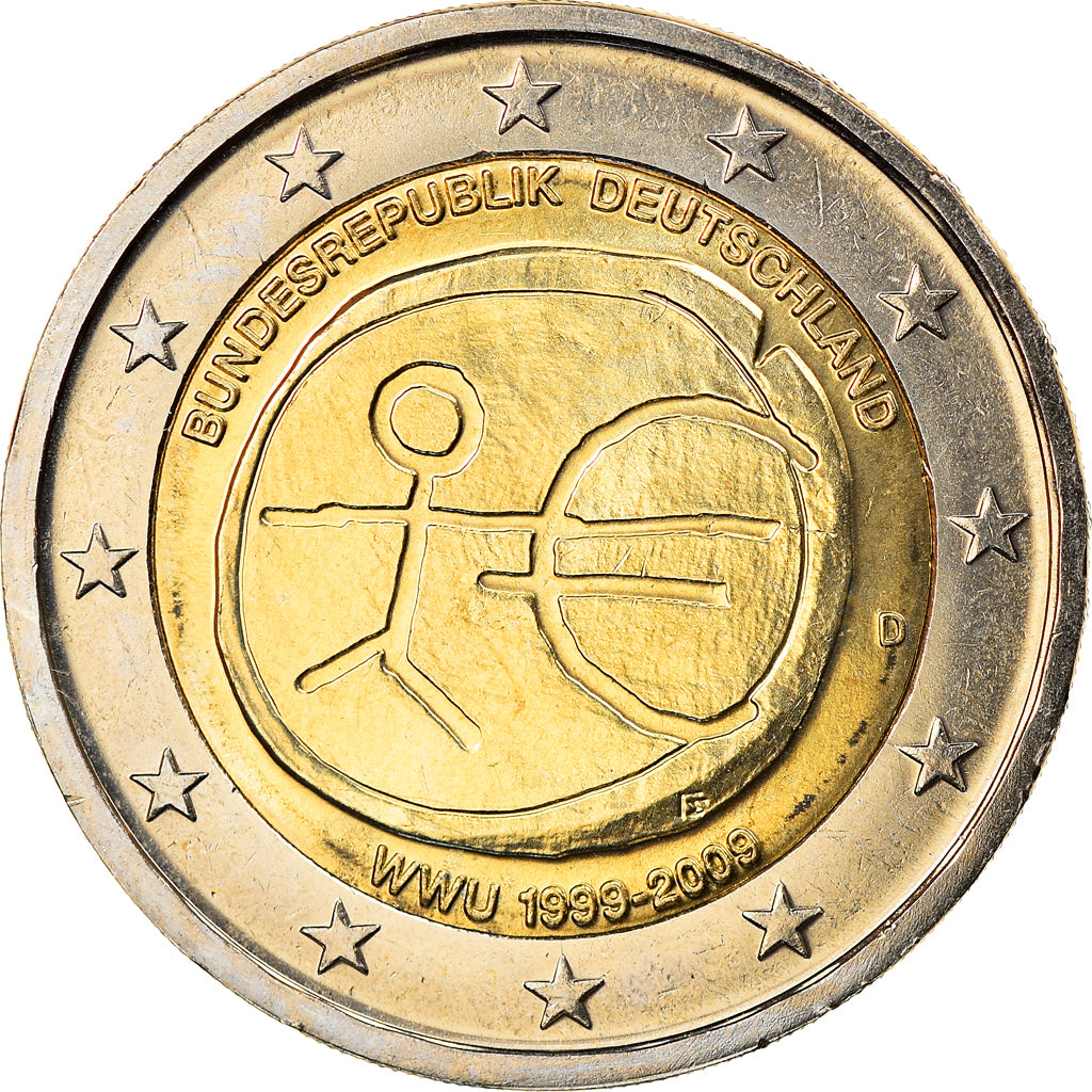 Germany, 2 Euro, EMU, 2009, Munich, AU(55-58), Bi-Metallic, KM:277