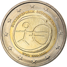 Germany, 2 Euro, EMU, 2009, Hambourg, AU(55-58), Bi-Metallic, KM:277