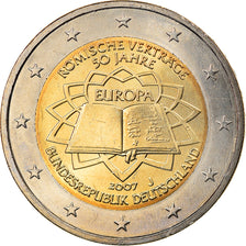 Germany, 2 Euro, 2007, Hambourg, TRAITÉ DE ROME 50 ANS, AU(55-58), Bi-Metallic