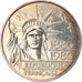 Coin, France, Statue de la Liberté, 100 Francs, 1986, Paris, AU(55-58), Silver