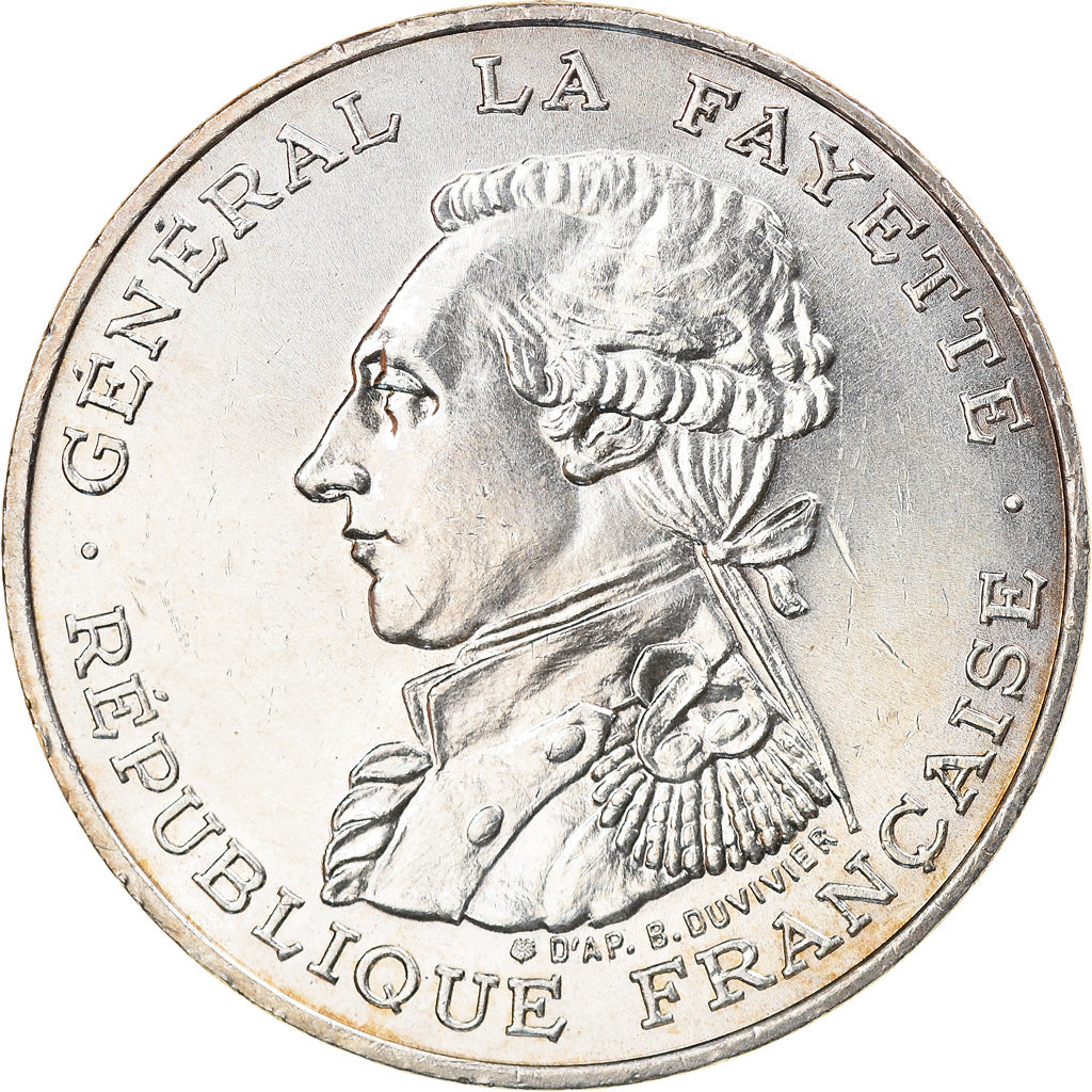 Monnaie, France, Lafayette, 100 Francs, 1987, Paris, SUP, Argent, Gadoury:902