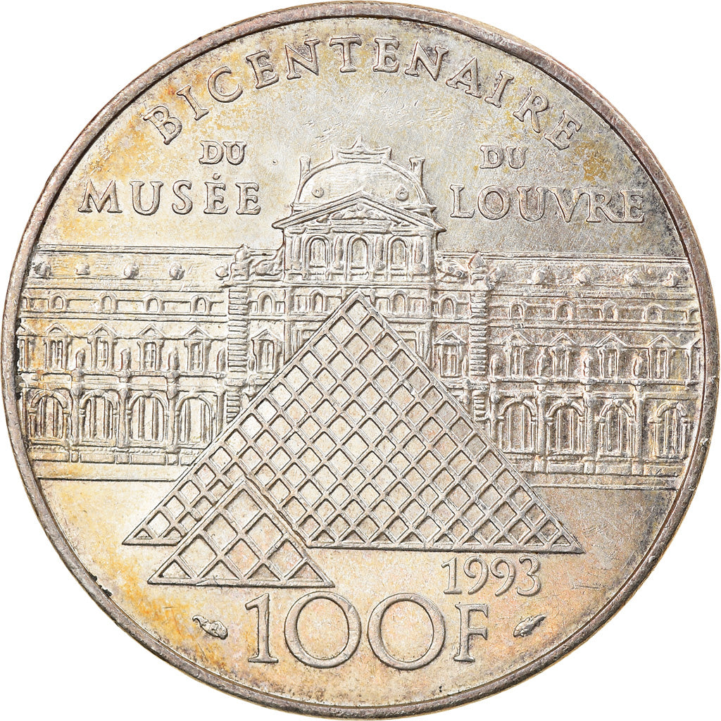 Moneta, Francia, Liberté guidant le peuple, 100 Francs, 1993, SPL-, Argento