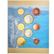France, 1 Cent to 2 Euro, Corse, 2004, unofficial private coin, FDC