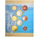 France, 1 Cent to 2 Euro, Corse, 2004, unofficial private coin, FDC