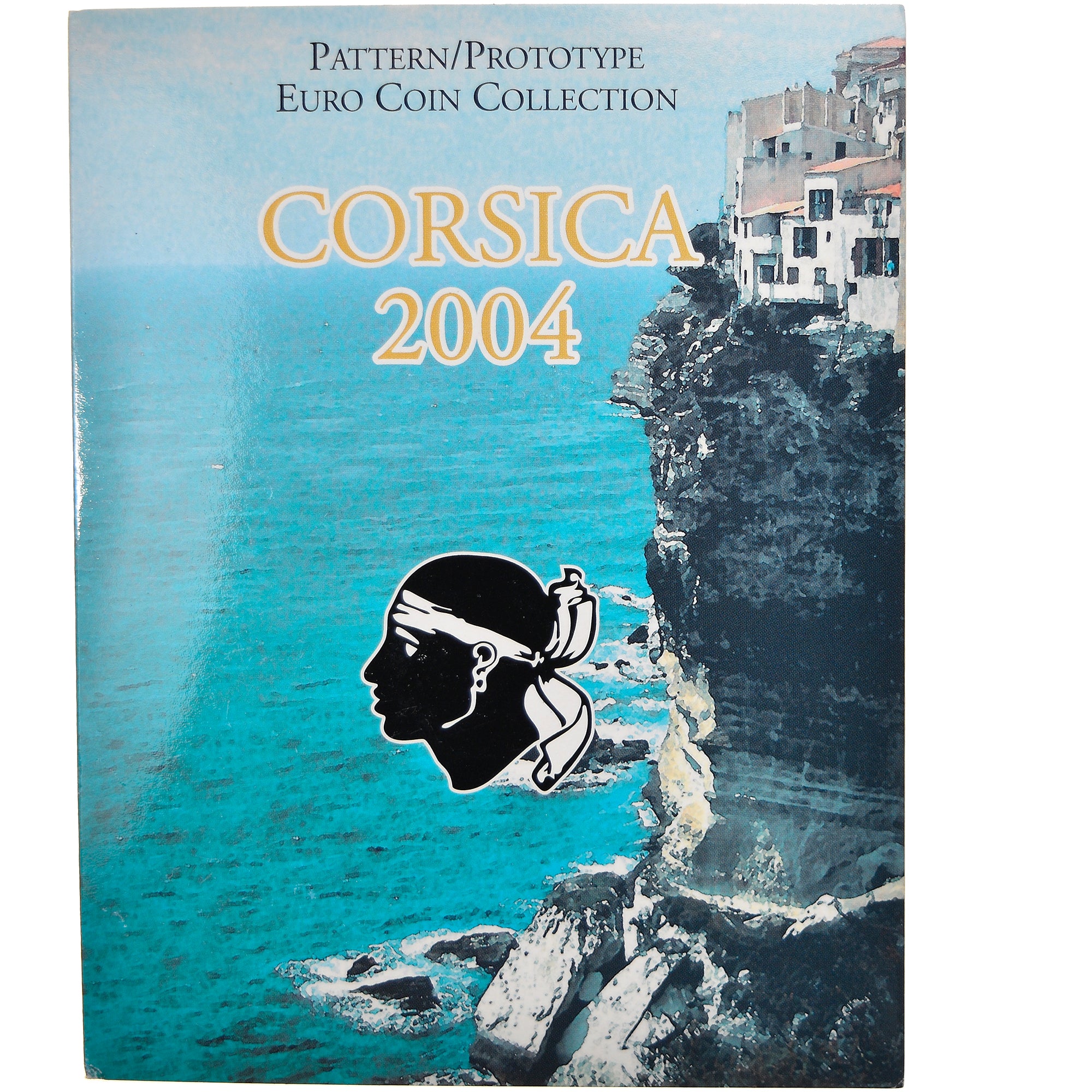 France, 1 Cent to 2 Euro, Corse, 2004, unofficial private coin, FDC