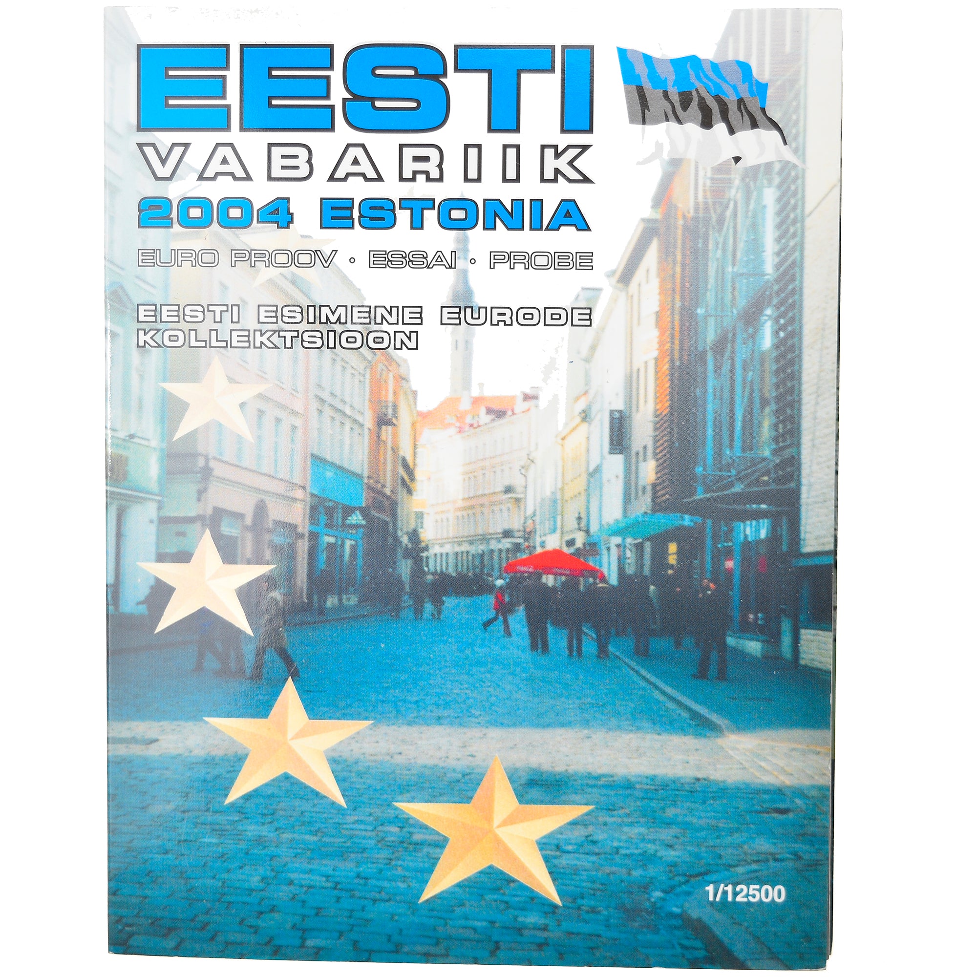 Estonia, 1 Cent to 2 Euro, 2004, unofficial private coin, FDC, Sin información