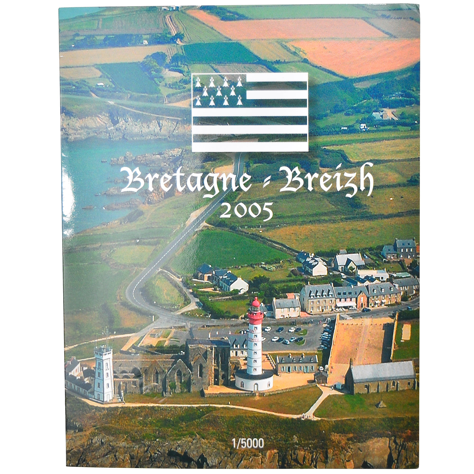 França, 1 Cent to 2 Euro, Bretagne, 2005, unofficial private coin, MS(65-70)
