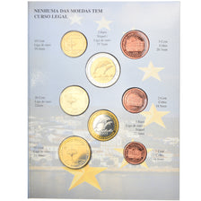 Azores, 1 Cent to 2 Euro, 2005, unofficial private coin, STGL
