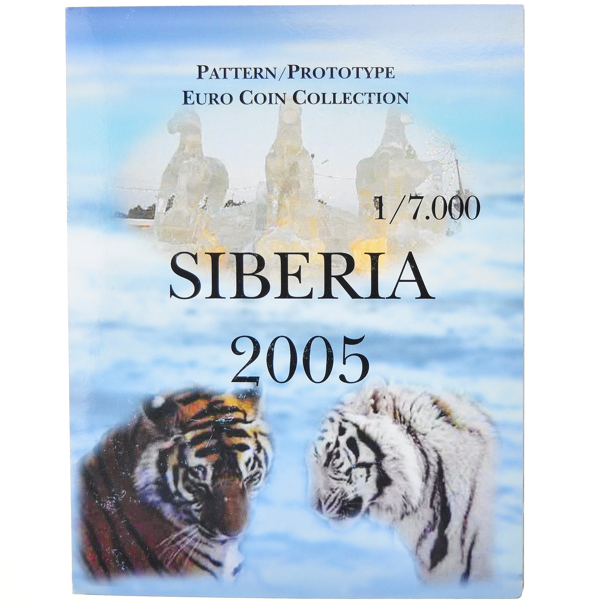 RUSSIA-SIBERIA, 1 Cent to 2 Euro, 2005, unofficial private coin, MS(65-70)