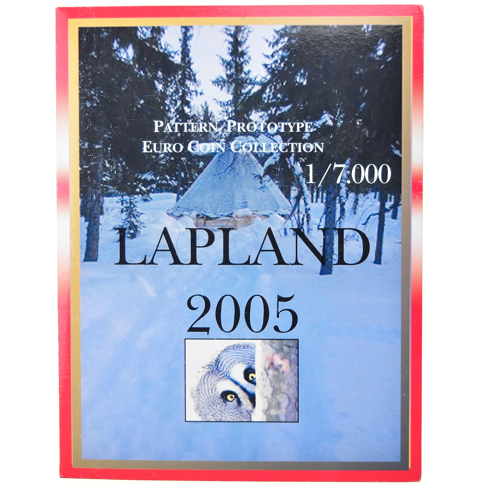 Finlande, 1 Cent to 2 Euro, Province de Laponie, 2005, unofficial private coin