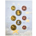 Guadalupe, 1 Cent to 2 Euro, 2005, unofficial private coin, FDC, N.C.