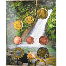Guadeloupe, 1 Cent to 2 Euro, 2005, unofficial private coin, MS(65-70)