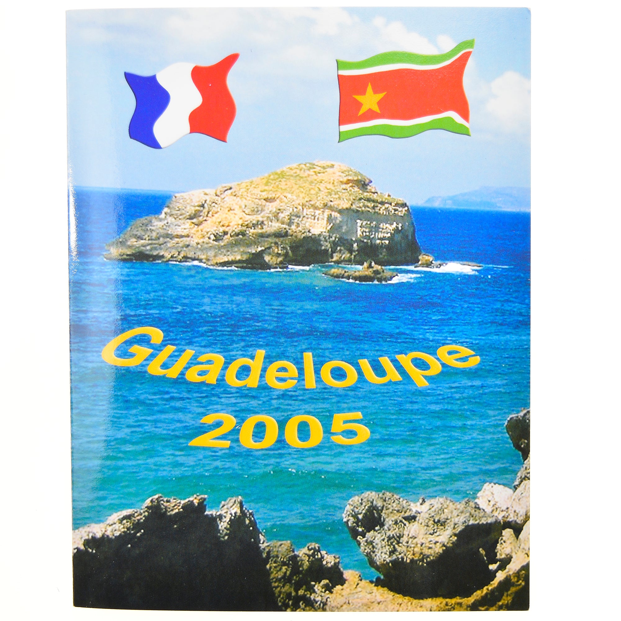Guadeloupe, 1 Cent to 2 Euro, 2005, unofficial private coin, MS(65-70)
