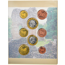 Great Britain, 1 Cent to 2 Euro, Wales, 2004, unofficial private coin, MS(65-70)