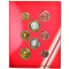 Mongolia, 1 Cent to 2 Euro, 2005, unofficial private coin, MS(65-70)