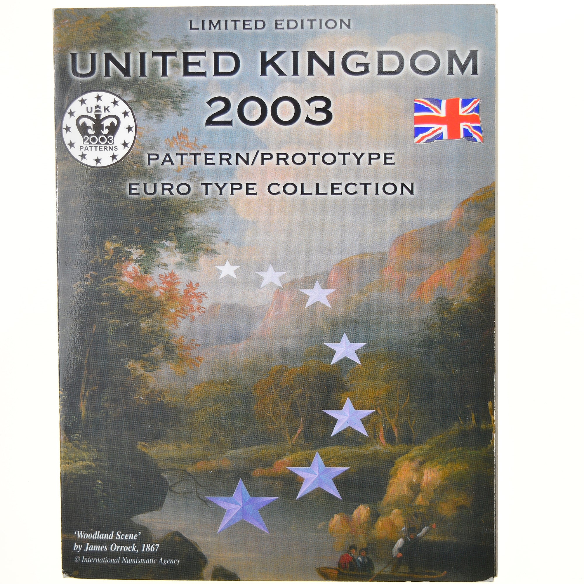 Great Britain, 1 Cent to 2 Euro, 2003, unofficial private coin, MS(65-70)