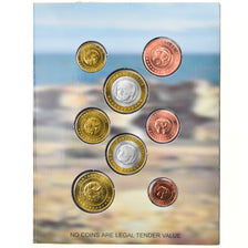 Tunisia, 1 Cent to 2 Euro, Karthago, 2005, unofficial private coin, MS(65-70)