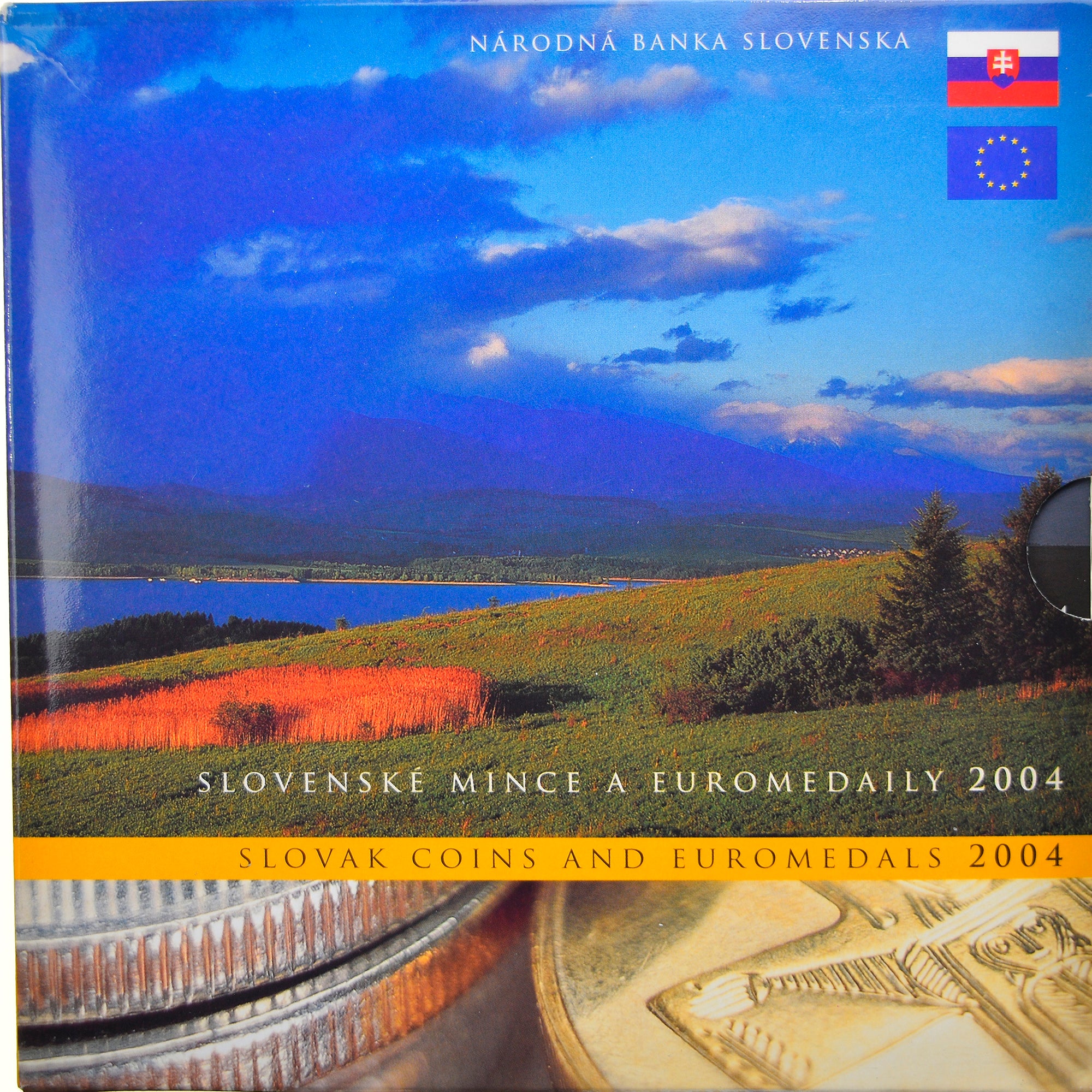 Slovacchia, 1 Cent to 2 Euro, 2004, unofficial private coin, FDC, N.C.