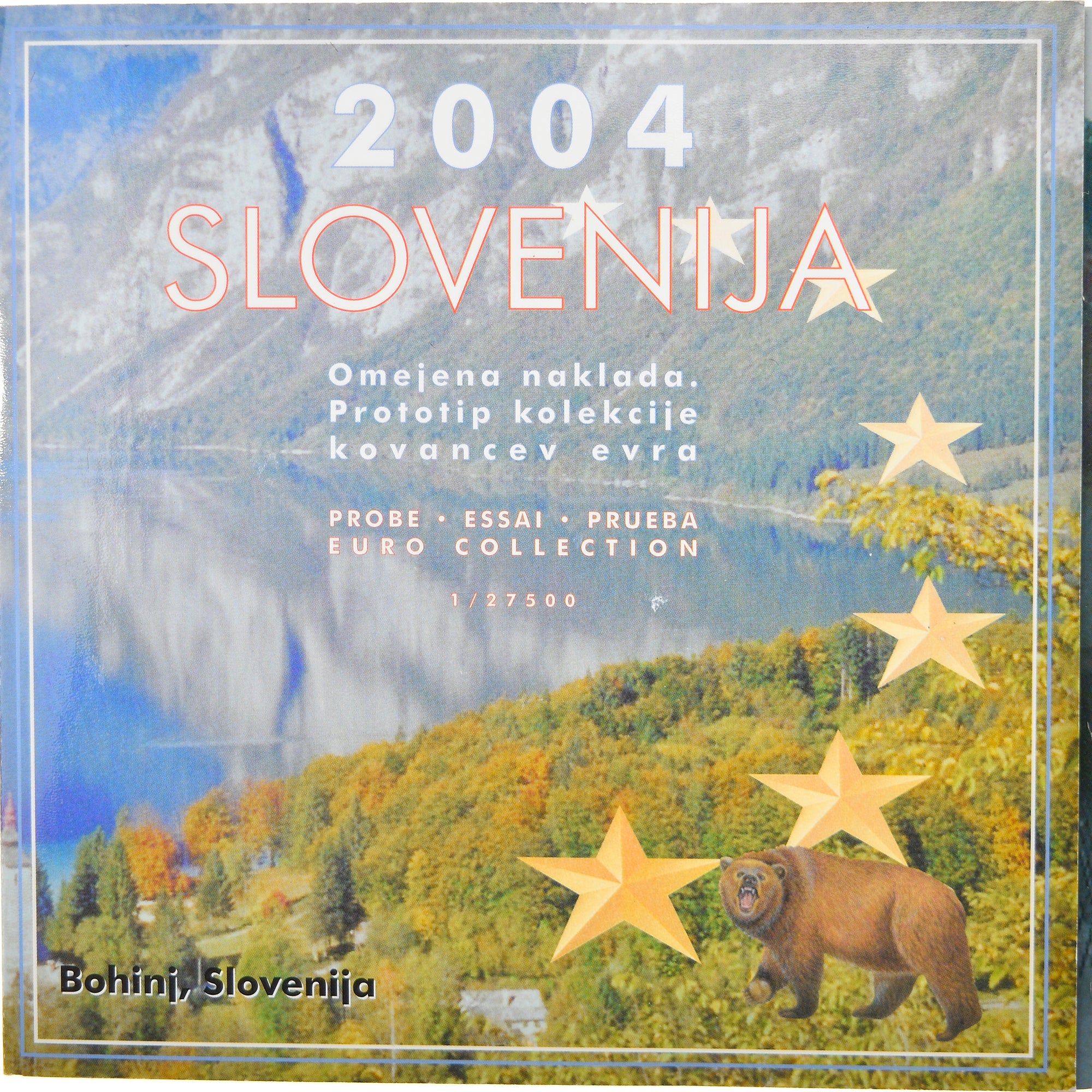 Slovenia, 1 Cent to 5 Euro, 2004, unofficial private coin, MS(65-70)